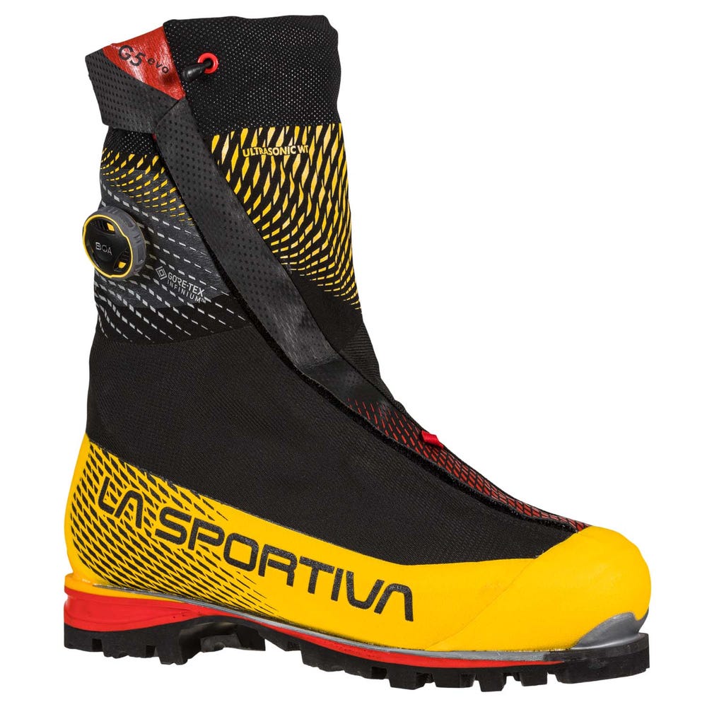 La Sportiva G5 Evo Men's Mountaineering Boots - Black/Yellow - AU-951072